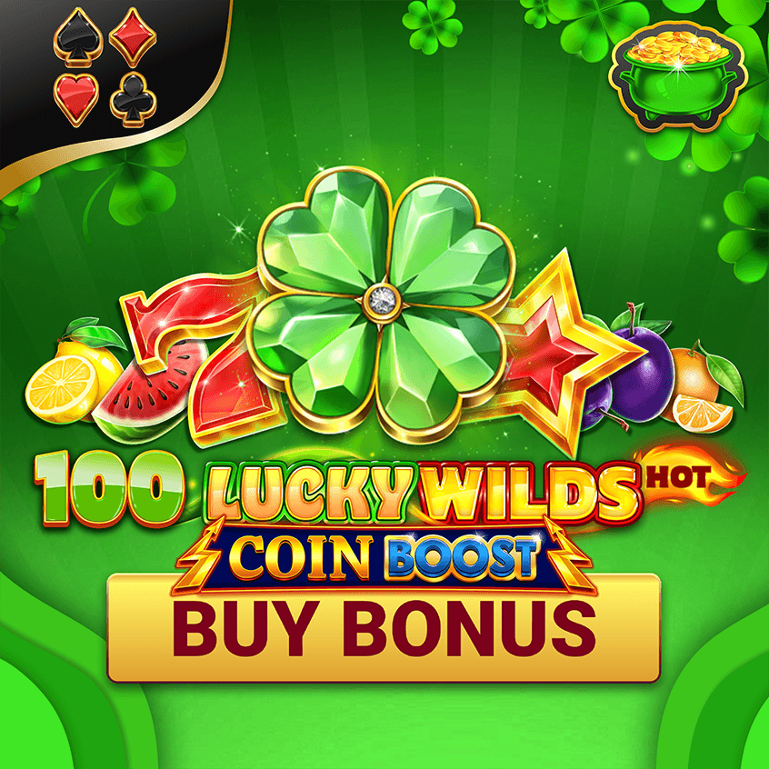 100 Lucky Wilds Hot Coin Boost